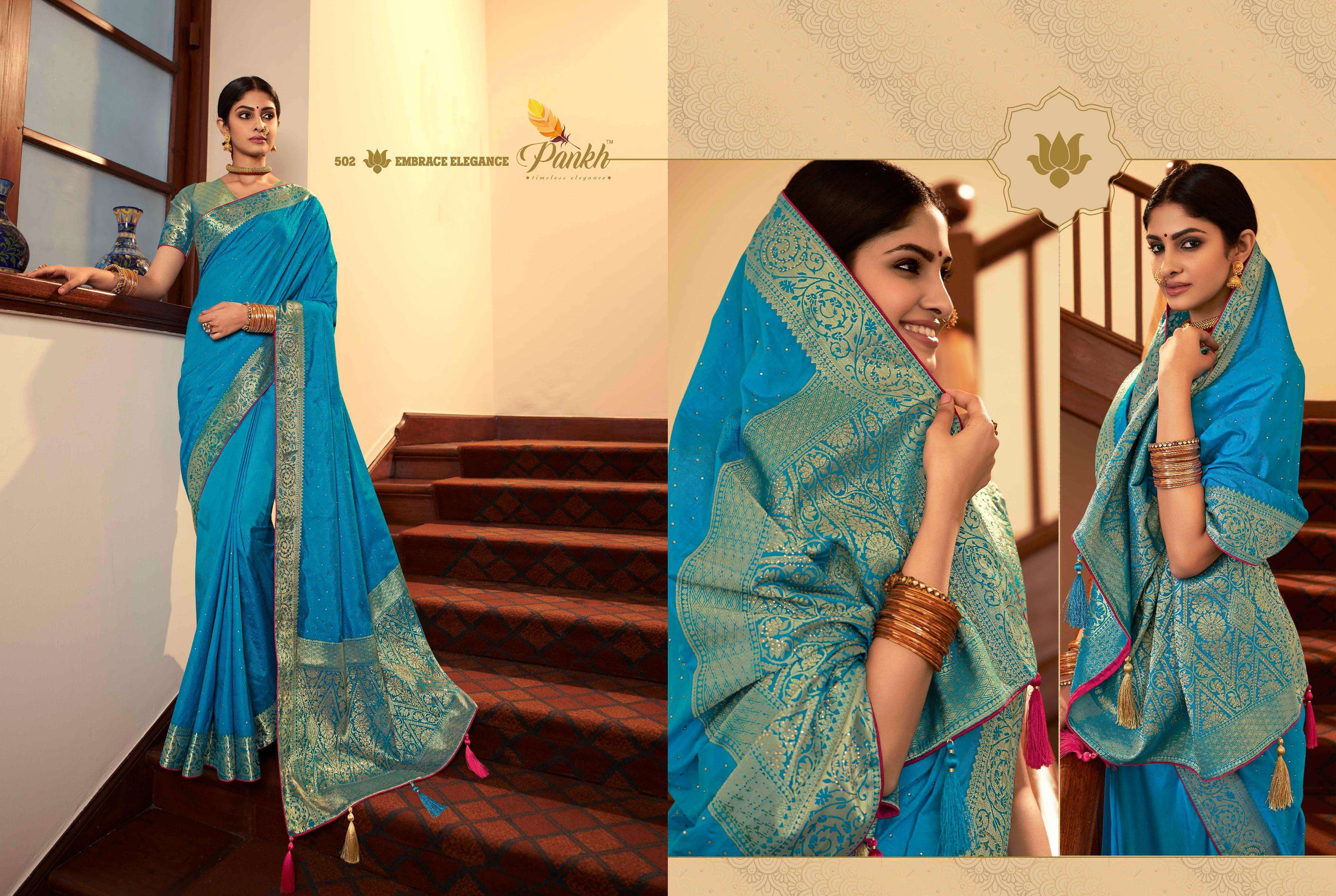 PINK LOTUS CREATION PRESENTS TULSI EXCLUVISE DESIGNER PURE SILK SAREES CATALOG WHOLESALER AND EXPORTERS
