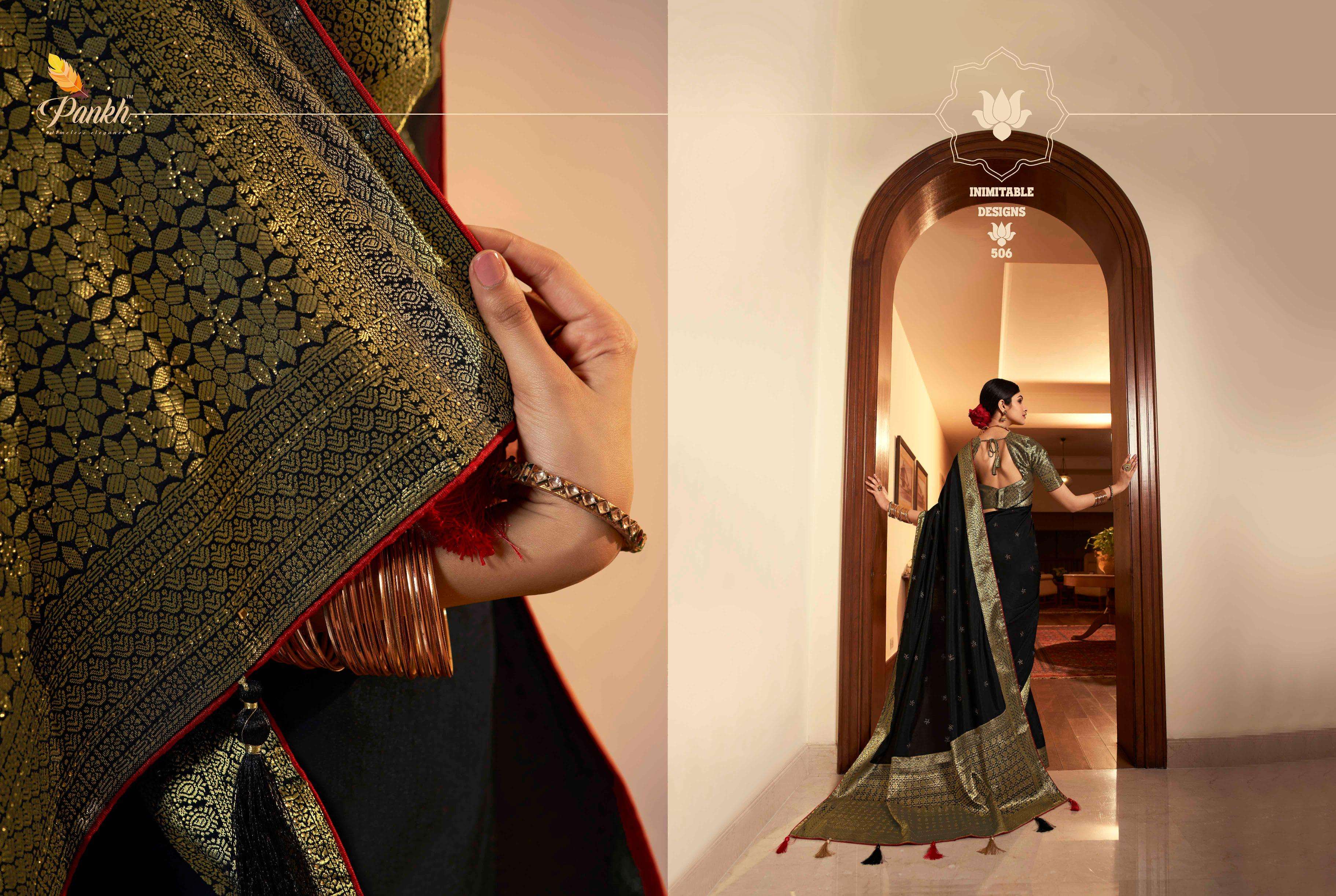 PINK LOTUS CREATION PRESENTS TULSI EXCLUVISE DESIGNER PURE SILK SAREES CATALOG WHOLESALER AND EXPORTERS