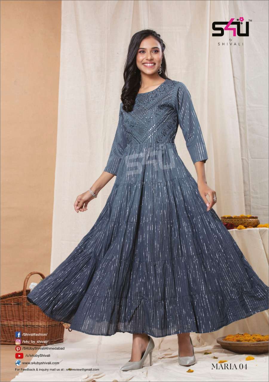 Designer Rayon Long Gown Bollywood Kurtis With India | Ubuy