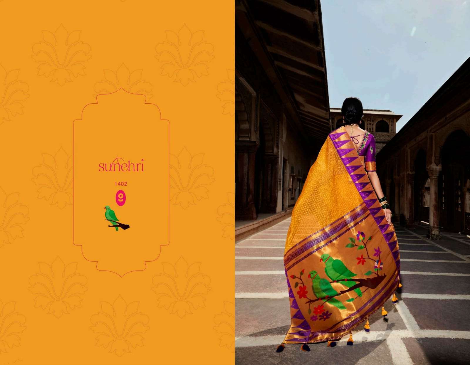 Kimora presents sunehri vol-16 exclusive designer party wear sarees catalog collection 