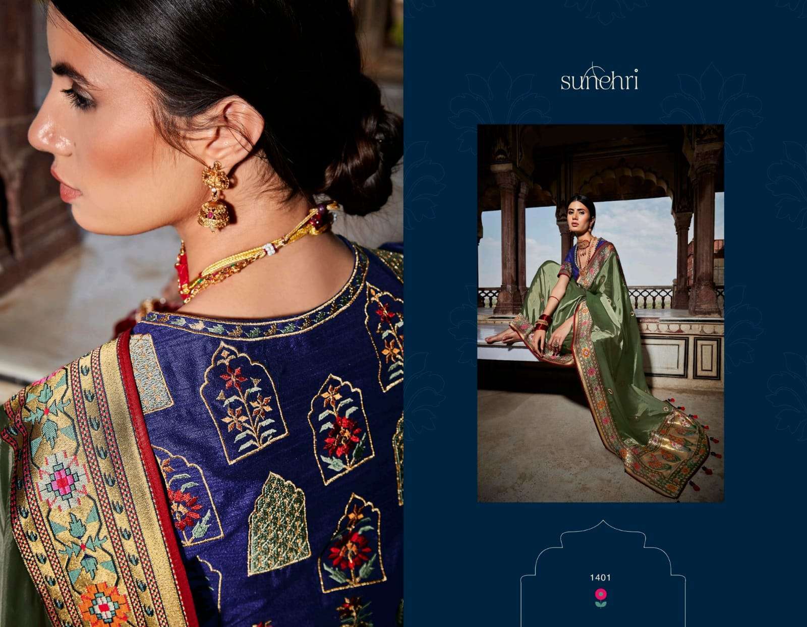 Kimora presents sunehri vol-16 exclusive designer party wear sarees catalog collection 