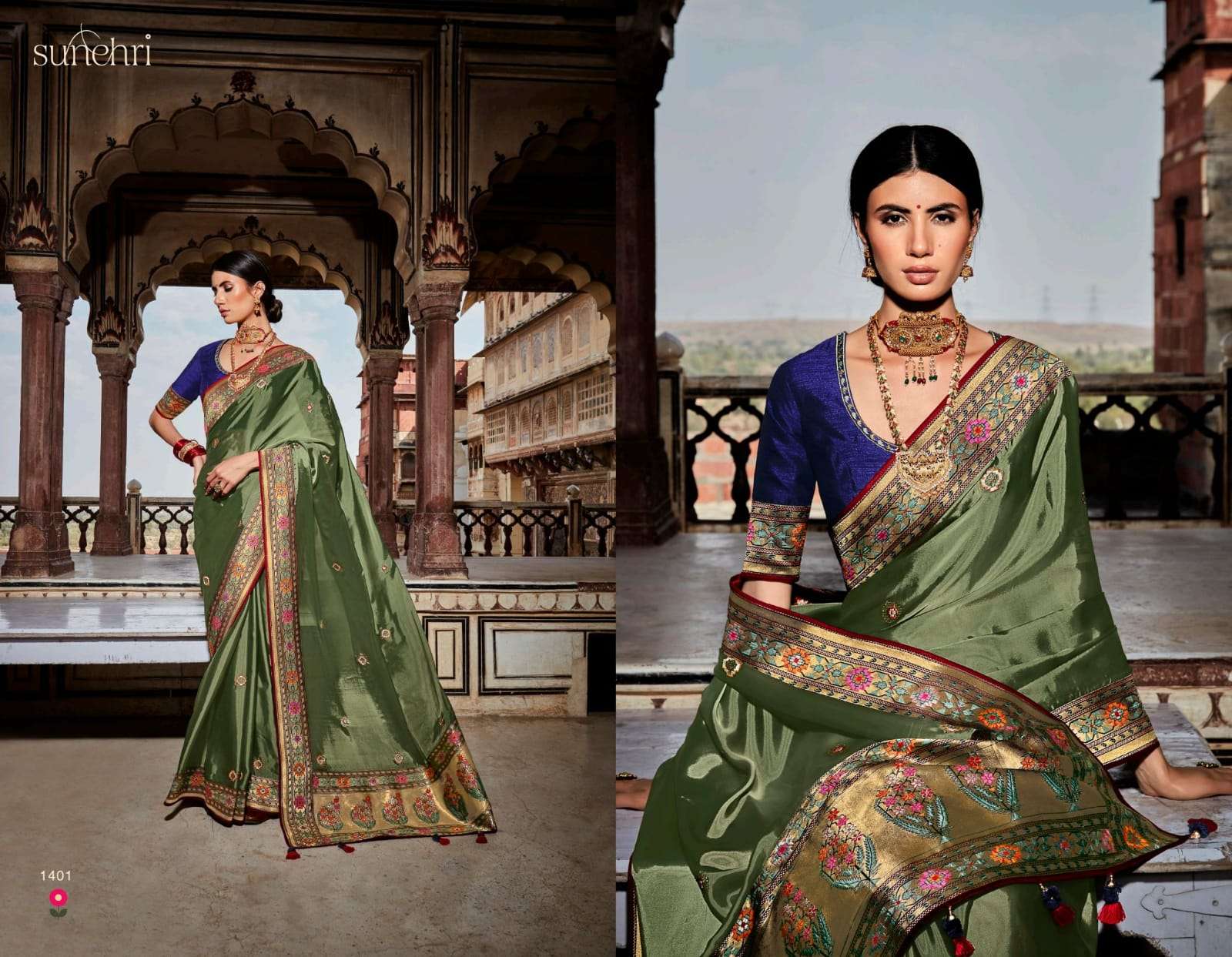 Kimora presents sunehri vol-16 exclusive designer party wear sarees catalog collection 