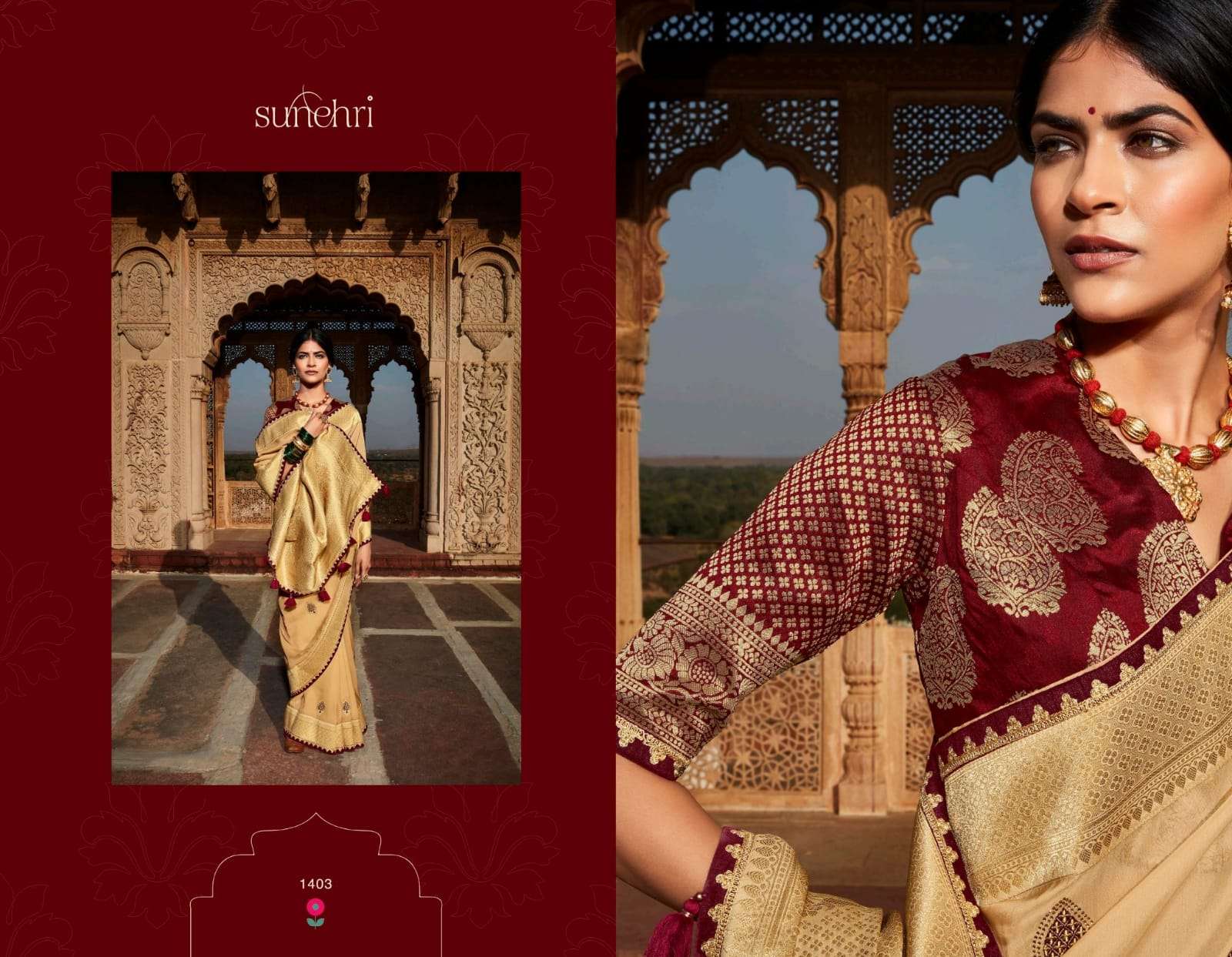 Kimora presents sunehri vol-16 exclusive designer party wear sarees catalog collection 