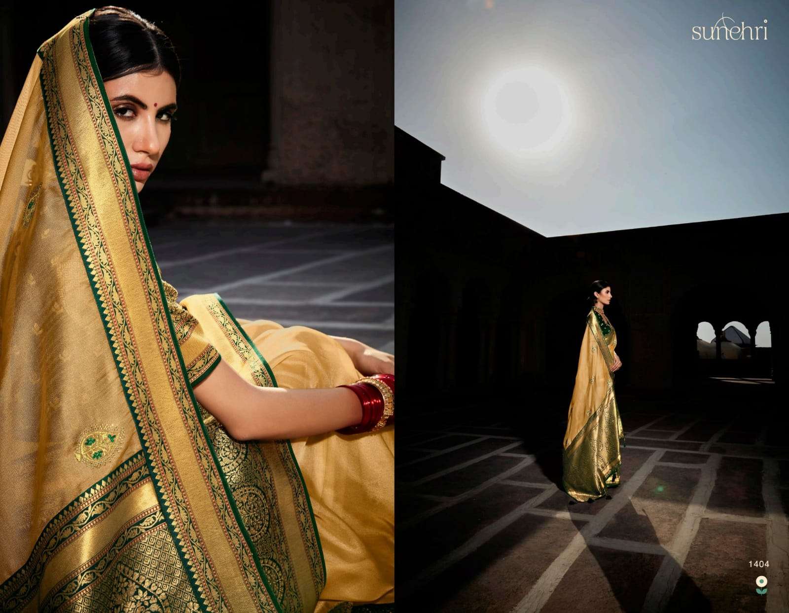 Kimora presents sunehri vol-16 exclusive designer party wear sarees catalog collection 