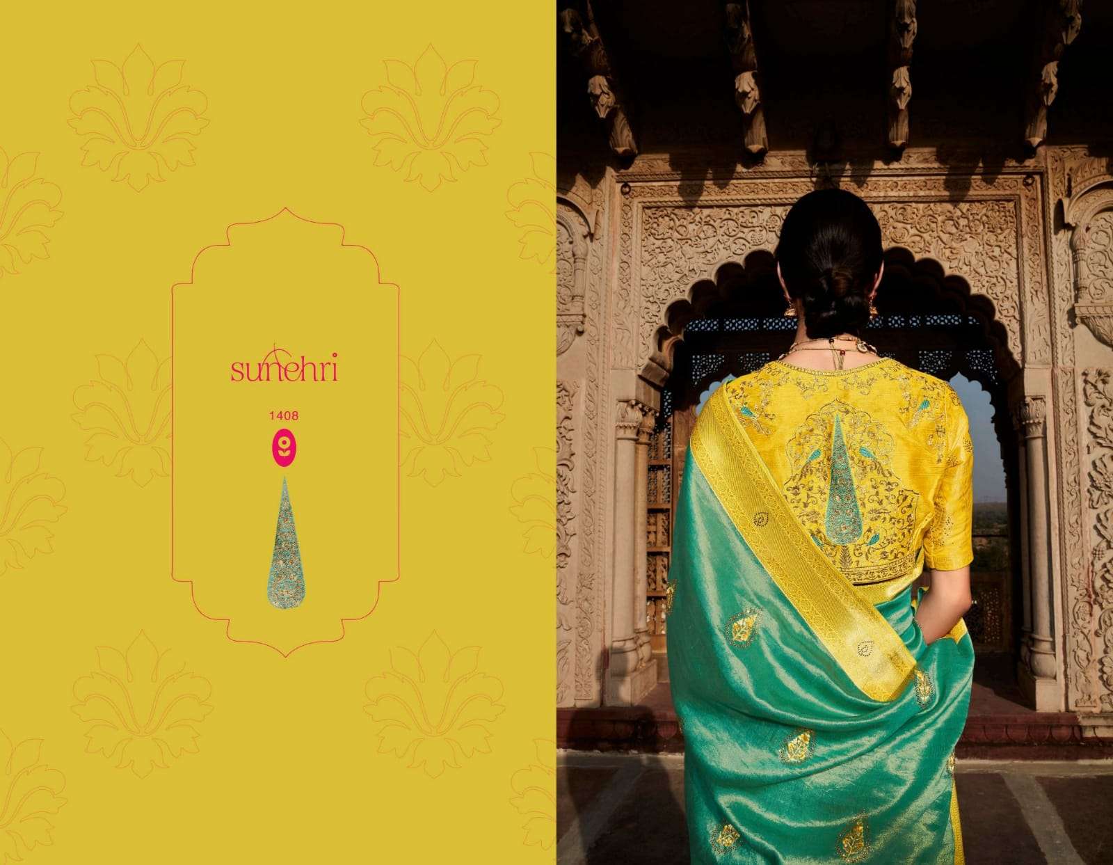 Kimora presents sunehri vol-16 exclusive designer party wear sarees catalog collection 