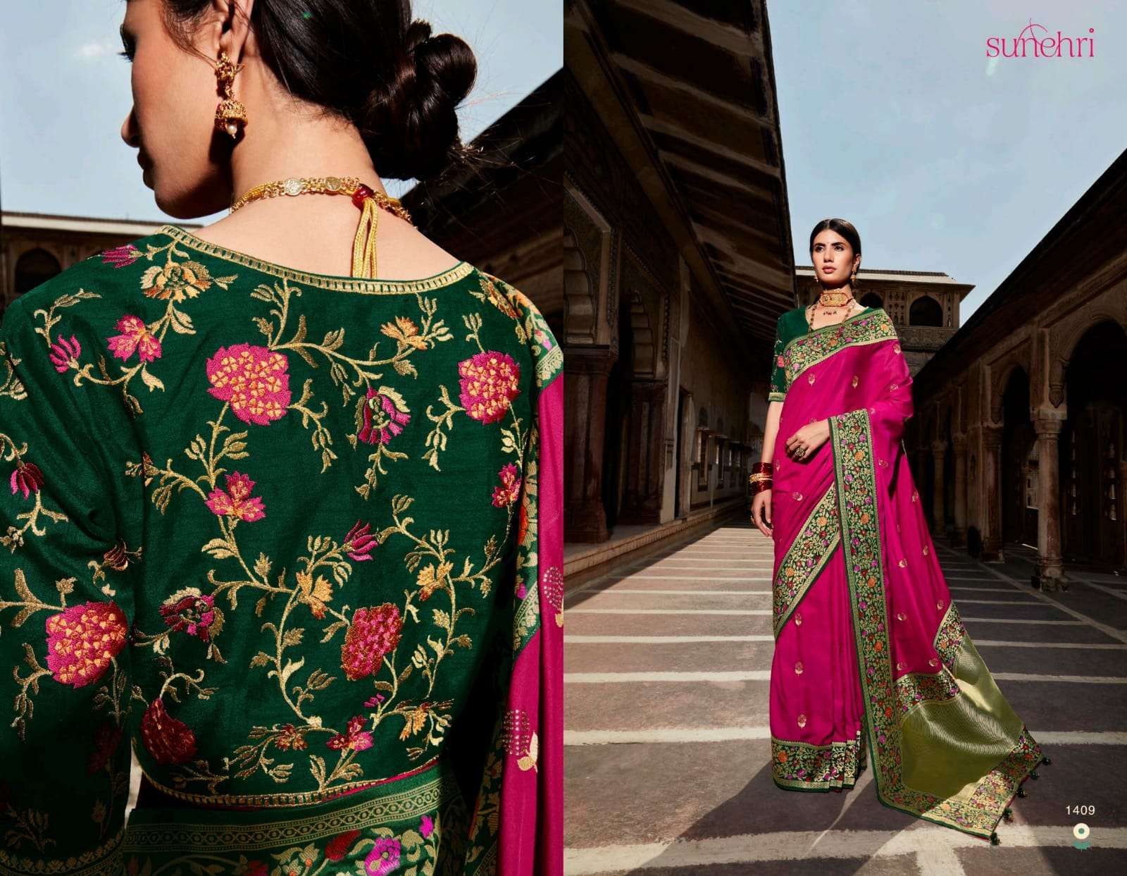 Kimora presents sunehri vol-16 exclusive designer party wear sarees catalog collection 