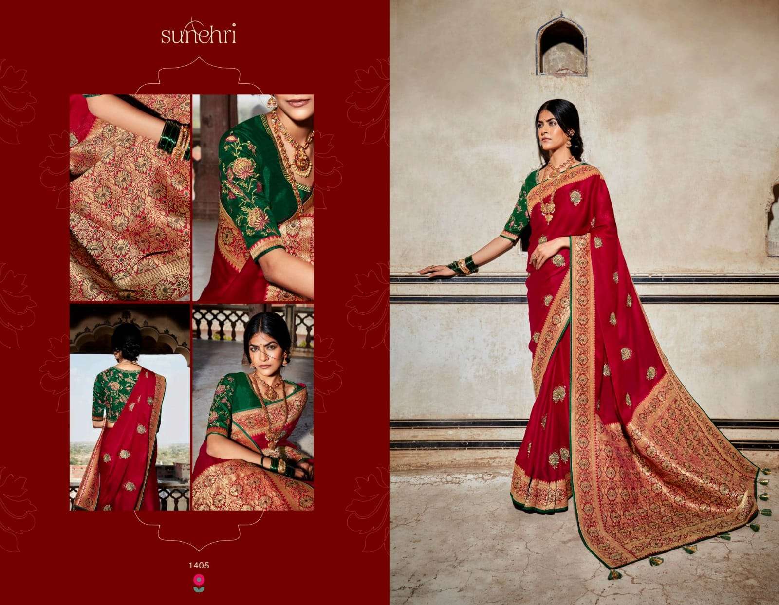 Kimora presents sunehri vol-16 exclusive designer party wear sarees catalog collection 