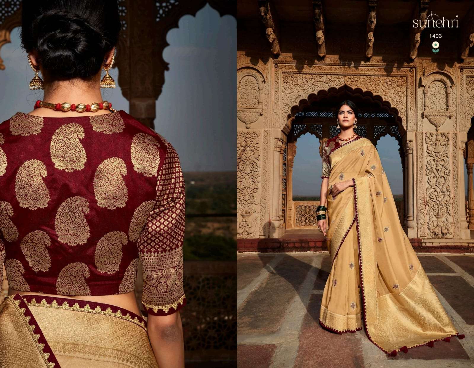 Kimora presents sunehri vol-16 exclusive designer party wear sarees catalog collection 