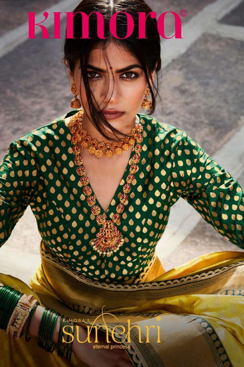 Kimora presents sunehri vol-16 exclusive designer party wear sarees catalog collection 