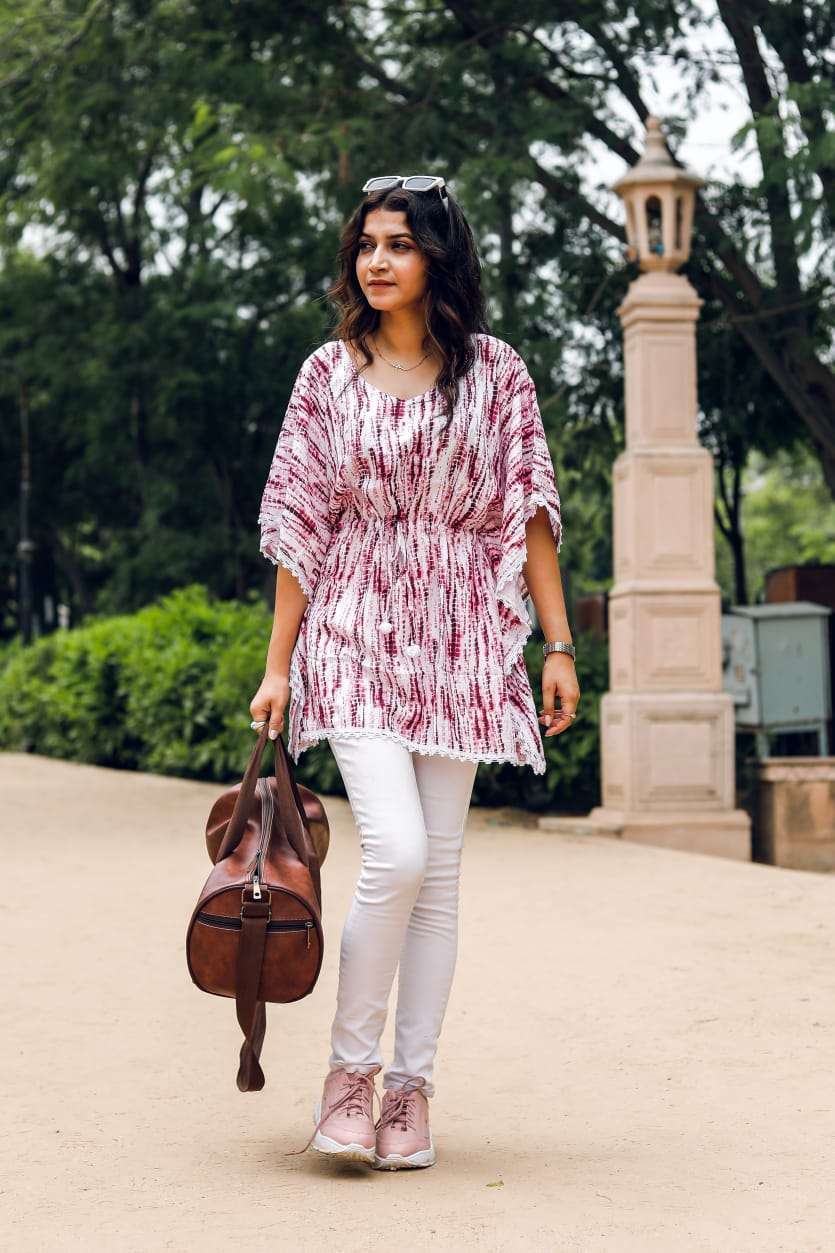 Lt presents kaftans poncho Rayon short top catalog collection 