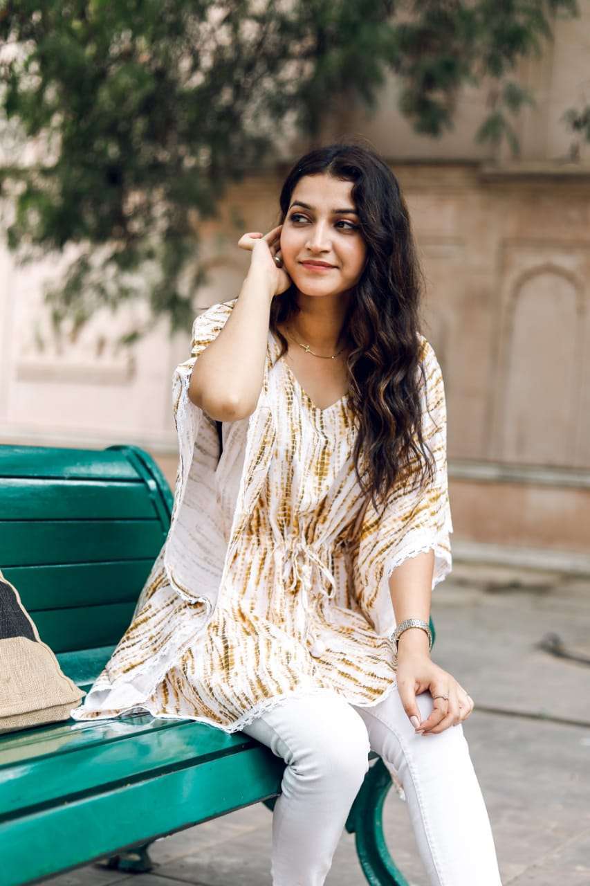 Lt presents kaftans poncho Rayon short top catalog collection 