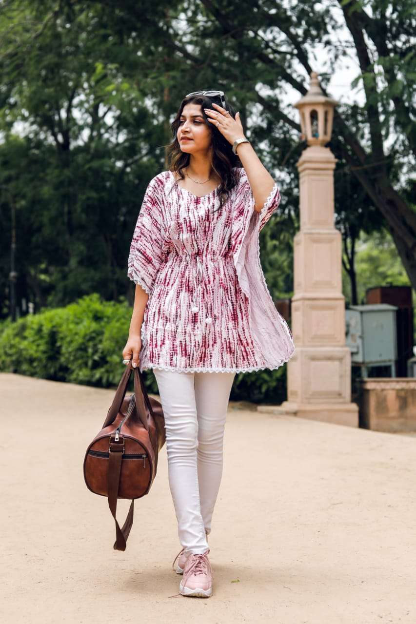 Lt presents kaftans poncho Rayon short top catalog collection 