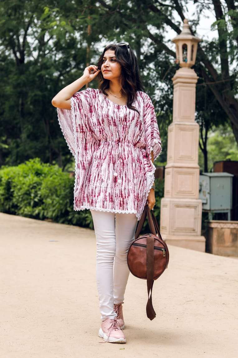 Lt presents kaftans poncho Rayon short top catalog collection 