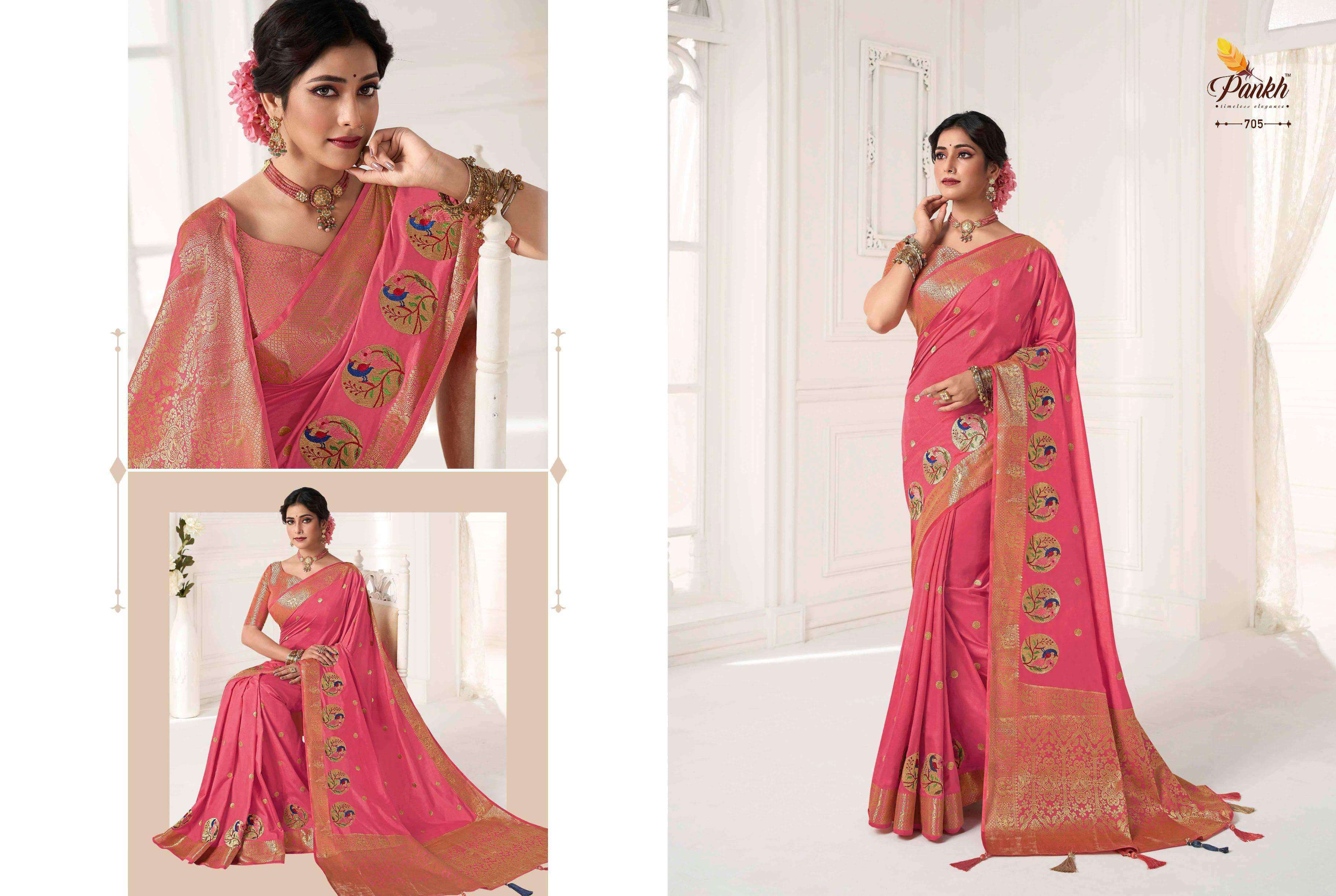 PINK LOTUS CREATION PRESENTS SHRINGAR VOL-1 INDIAN DESIGNER PURE SILK SAREES CATALOG WHOLESALER AND EXPORTERS