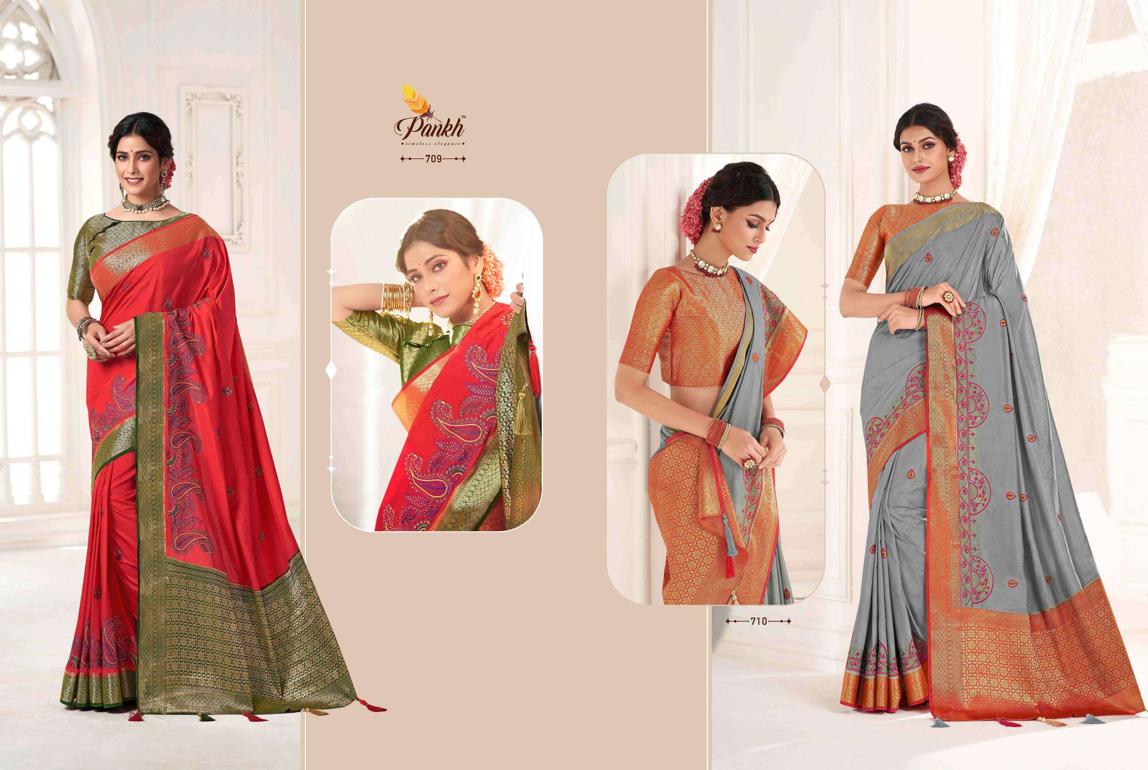 PINK LOTUS CREATION PRESENTS SHRINGAR VOL-1 INDIAN DESIGNER PURE SILK SAREES CATALOG WHOLESALER AND EXPORTERS