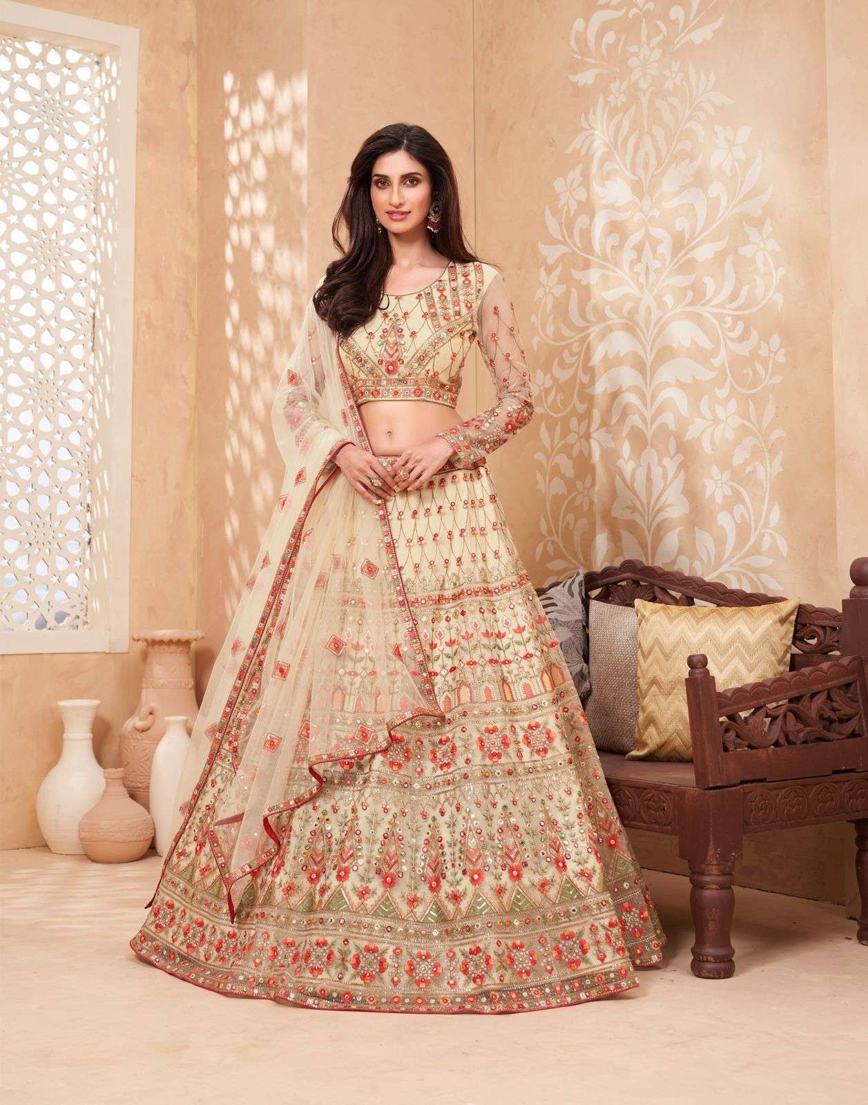 Exclusive Designer Wedding Wear Traditional Lehenga Choli Co