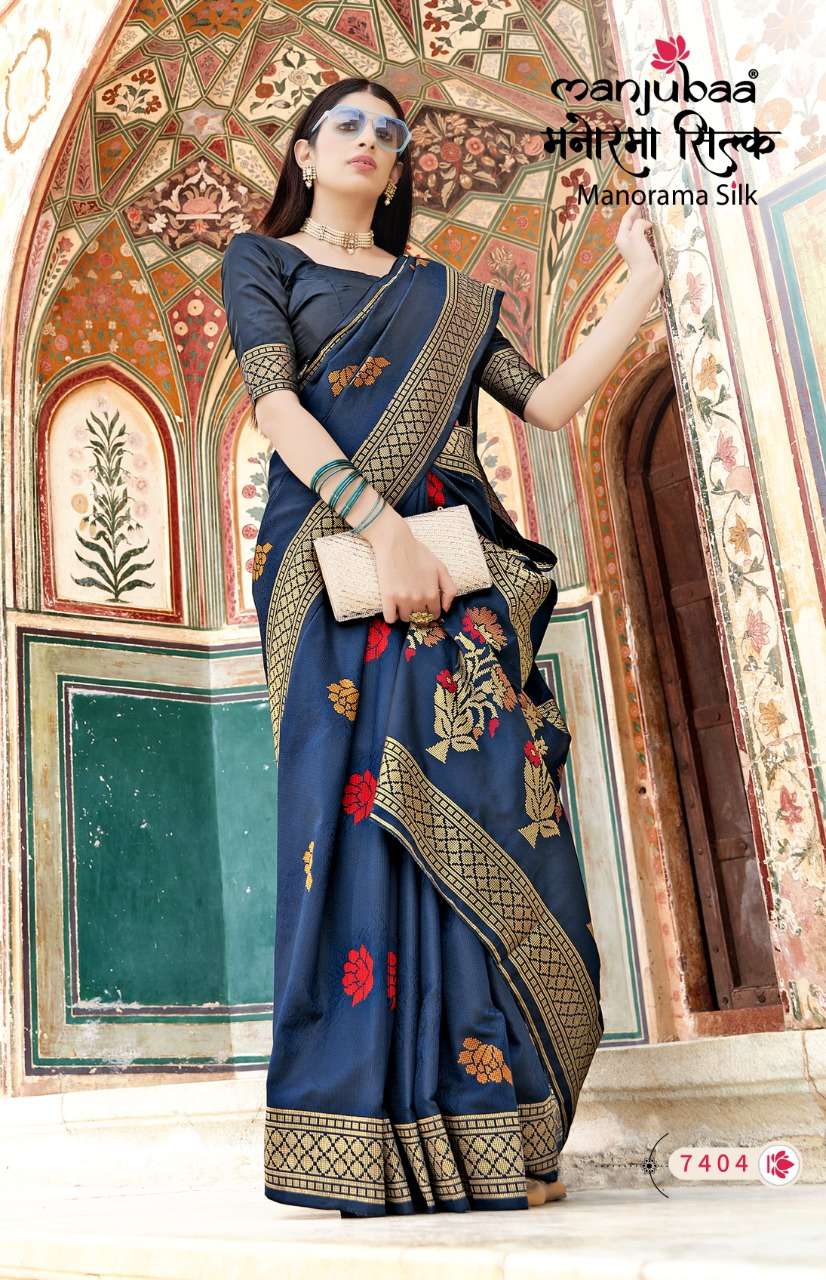 MANJUBAA PRESENTS MANORAMA SILK SOFT BANARASI SATIN SILK DESIGNER SAREES CATALOG WHOLESALER