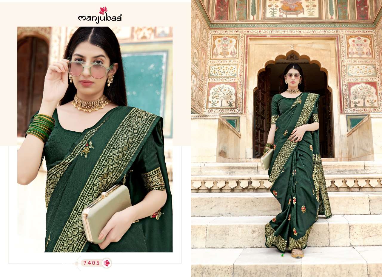 MANJUBAA PRESENTS MANORAMA SILK SOFT BANARASI SATIN SILK DESIGNER SAREES CATALOG WHOLESALER