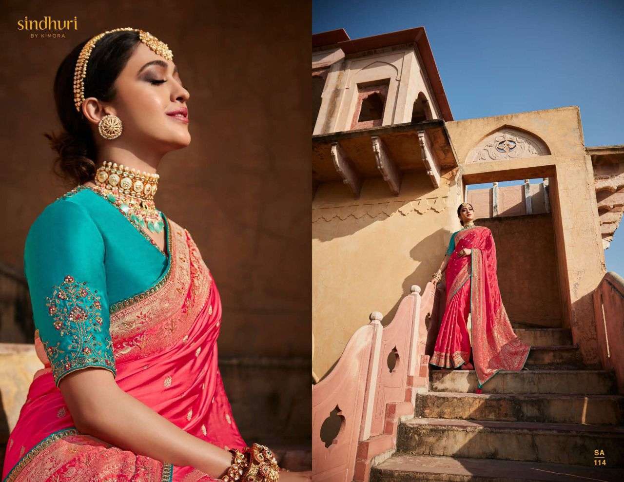 Kimora presents Rajkumari dola silk bridal exclusive designer sarees catalog collection 