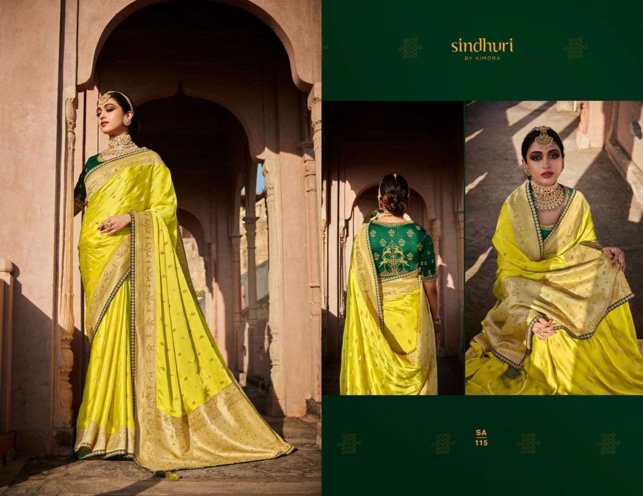 Kimora presents Rajkumari dola silk bridal exclusive designer sarees catalog collection 