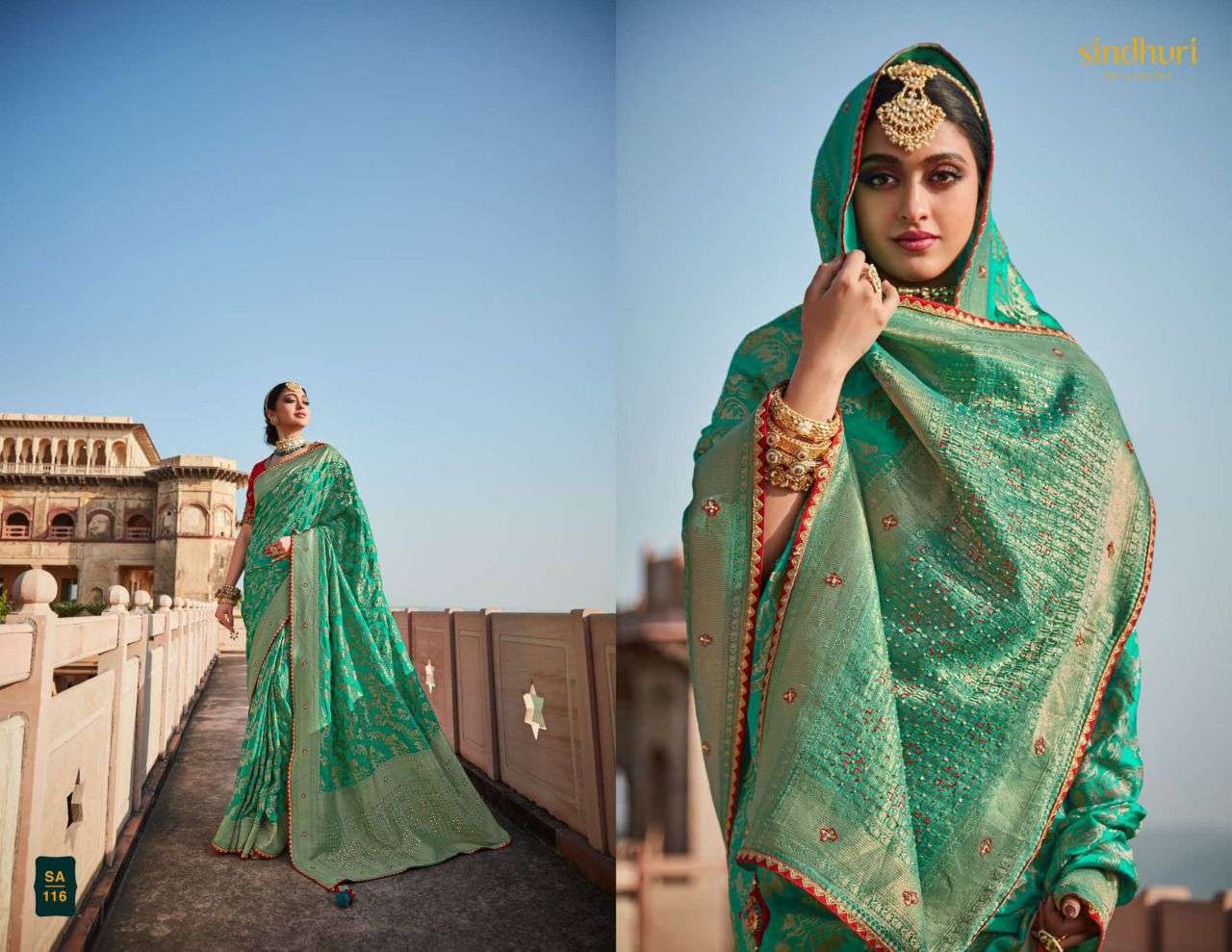Kimora presents Rajkumari dola silk bridal exclusive designer sarees catalog collection 