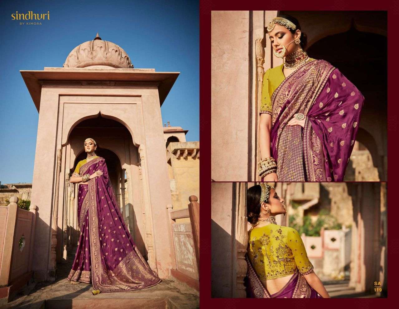 Kimora presents Rajkumari dola silk bridal exclusive designer sarees catalog collection 