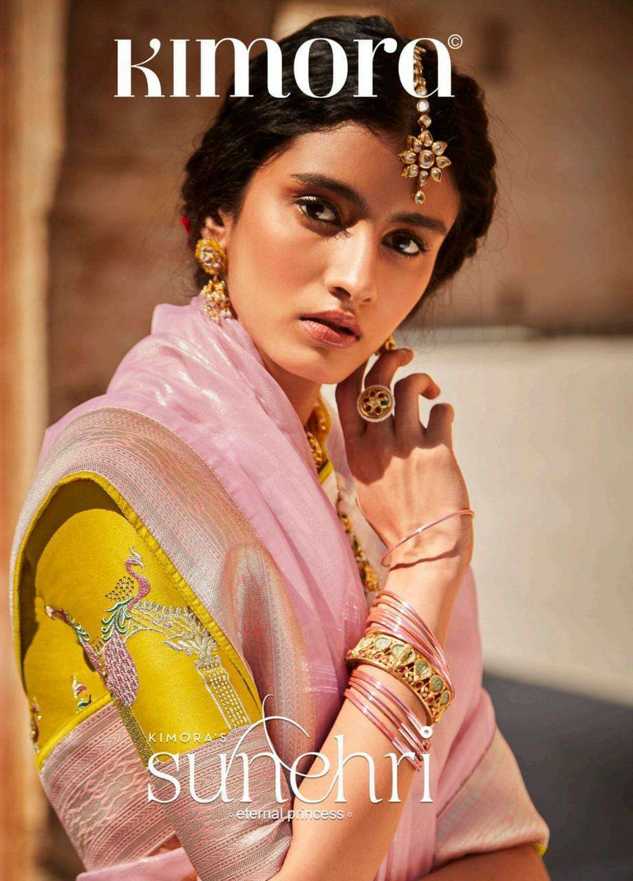 KIMORA PRESENTS SUNHERI VOL-17 HEAVY DESIGNER INDIAN CULTURE WEAR SAREES CATALOG WHOLESALER