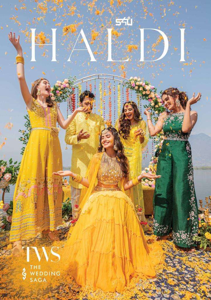 S4U PRESENT HALDI FOR THE WEDDING SAGA EXCLUSIVE READYMADE SUITS CATALOG WHOLESALER