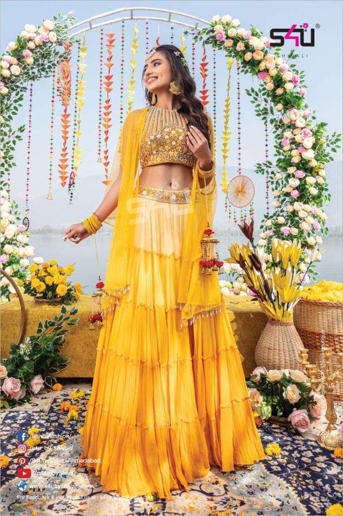 S4U PRESENT HALDI FOR THE WEDDING SAGA EXCLUSIVE READYMADE SUITS CATALOG WHOLESALER