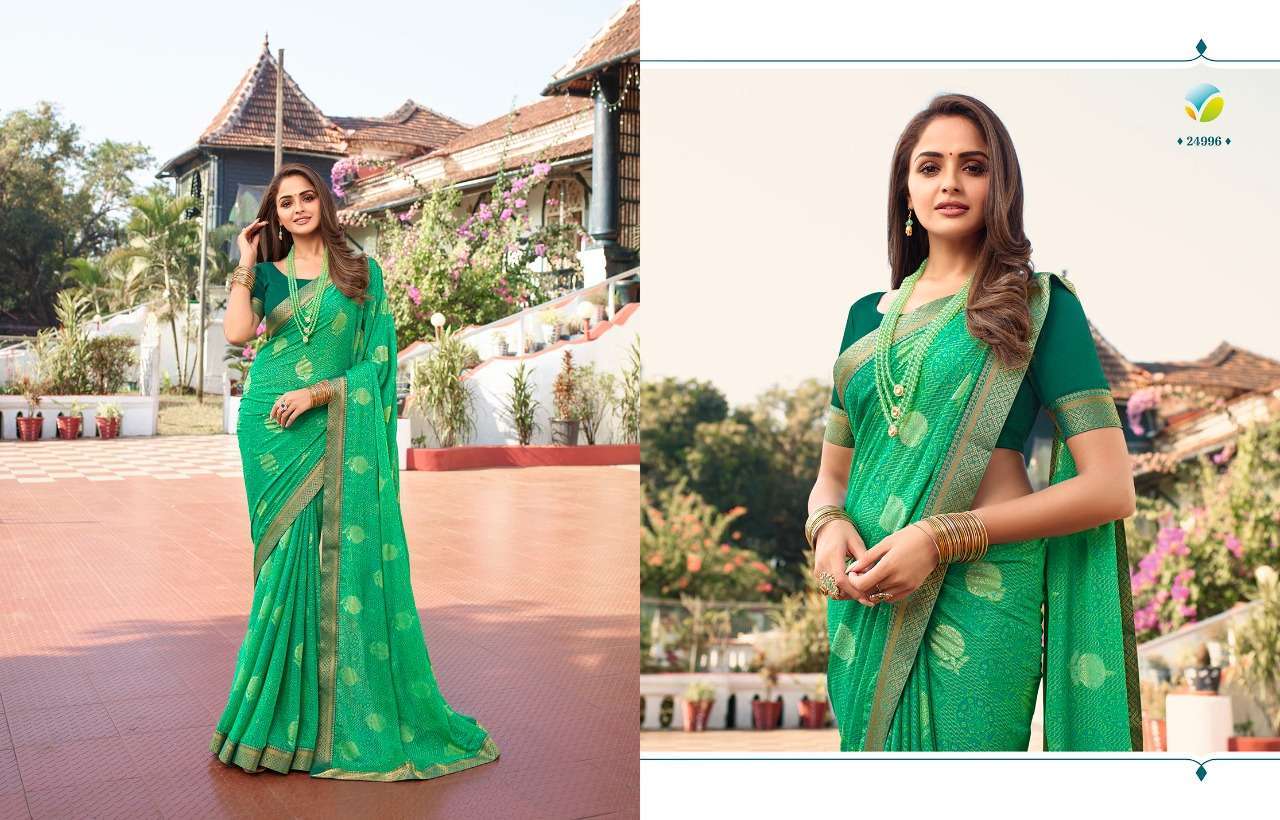 Vinay fashion presents Starwalk vol-71 viscose georgette printed sarees catalog wholesaler 