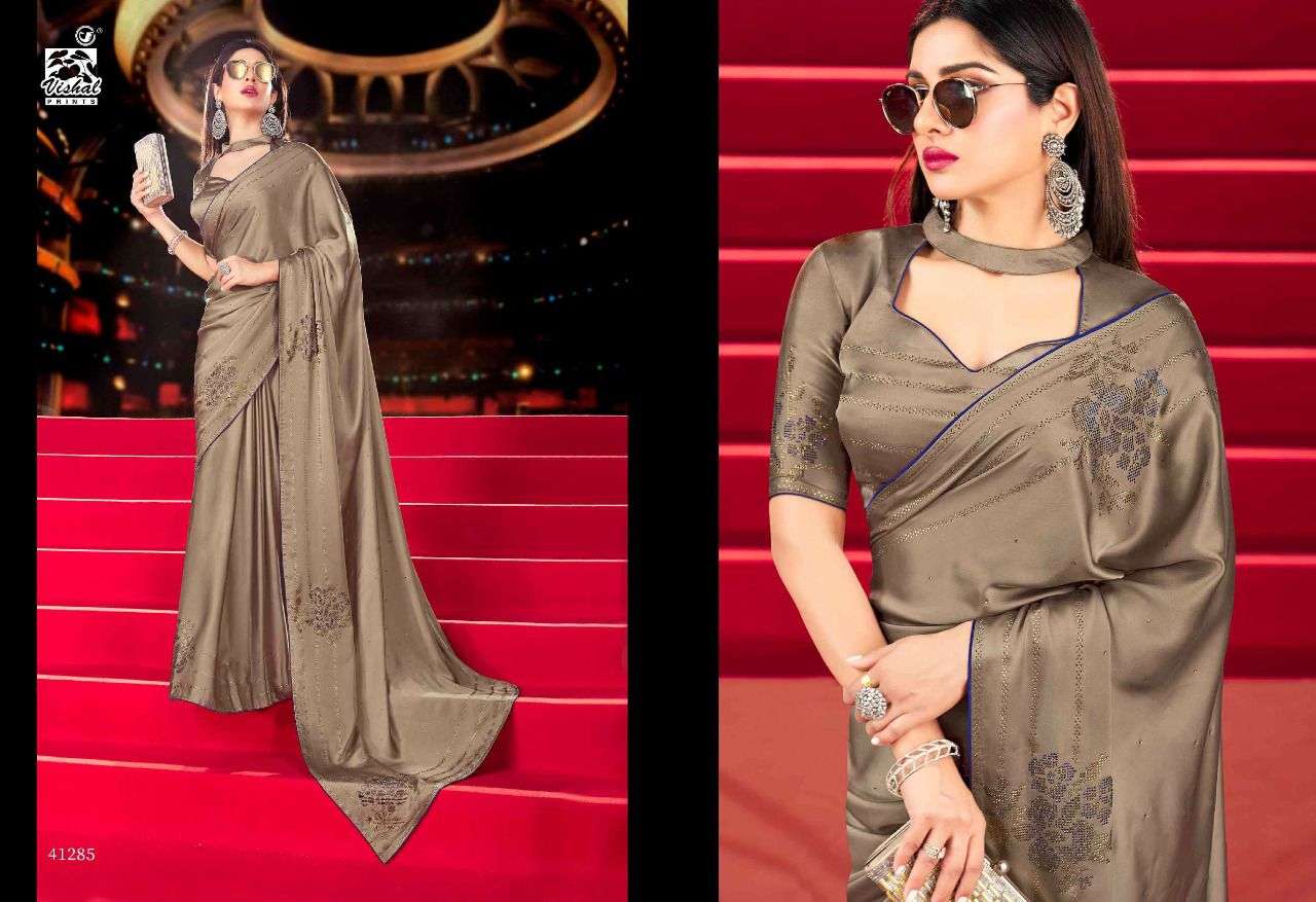VISHAL FASHION PRESENTS DAMORE COLLECTION VOL-24 FANCY PARTY WEAR SAREES CATALOG WHOLESALER