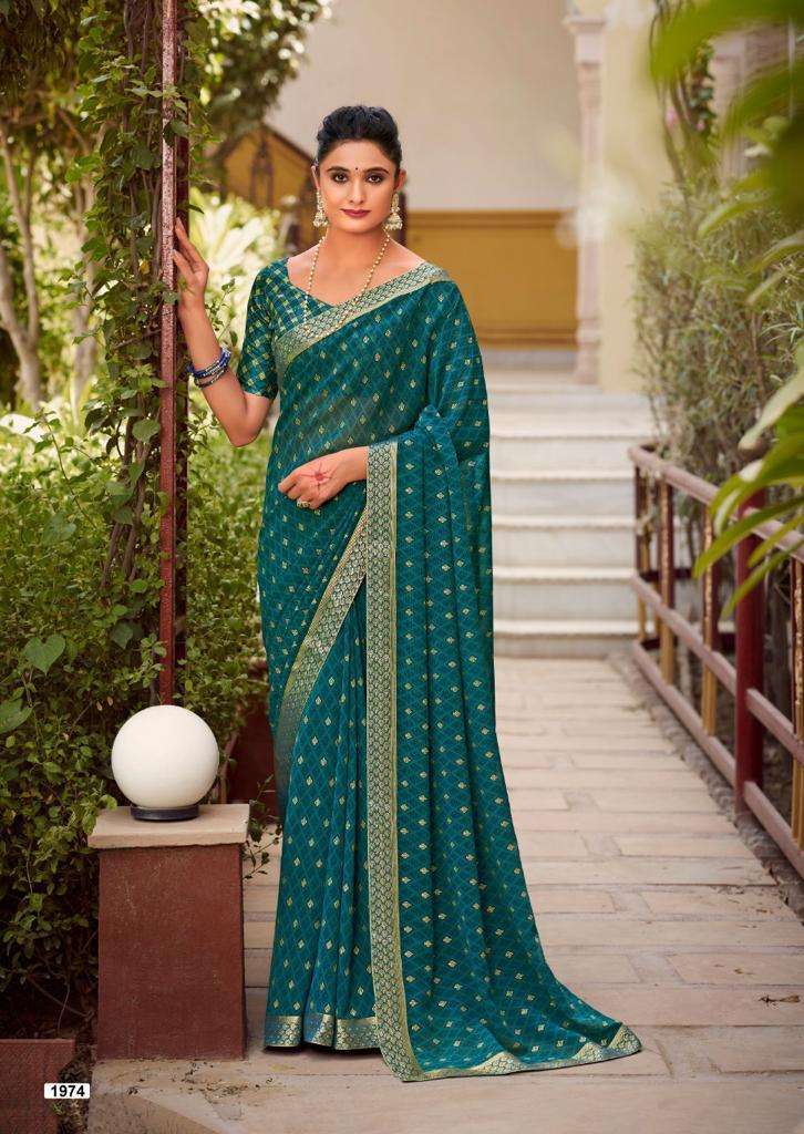 Kashvi creation presents Dhriti Georgette fancy sarees catalog wholesaler 
