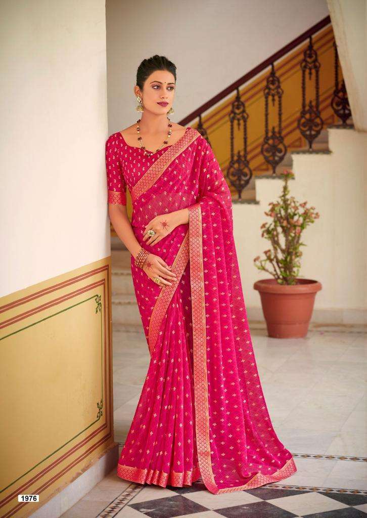 Kashvi creation presents Dhriti Georgette fancy sarees catalog wholesaler 