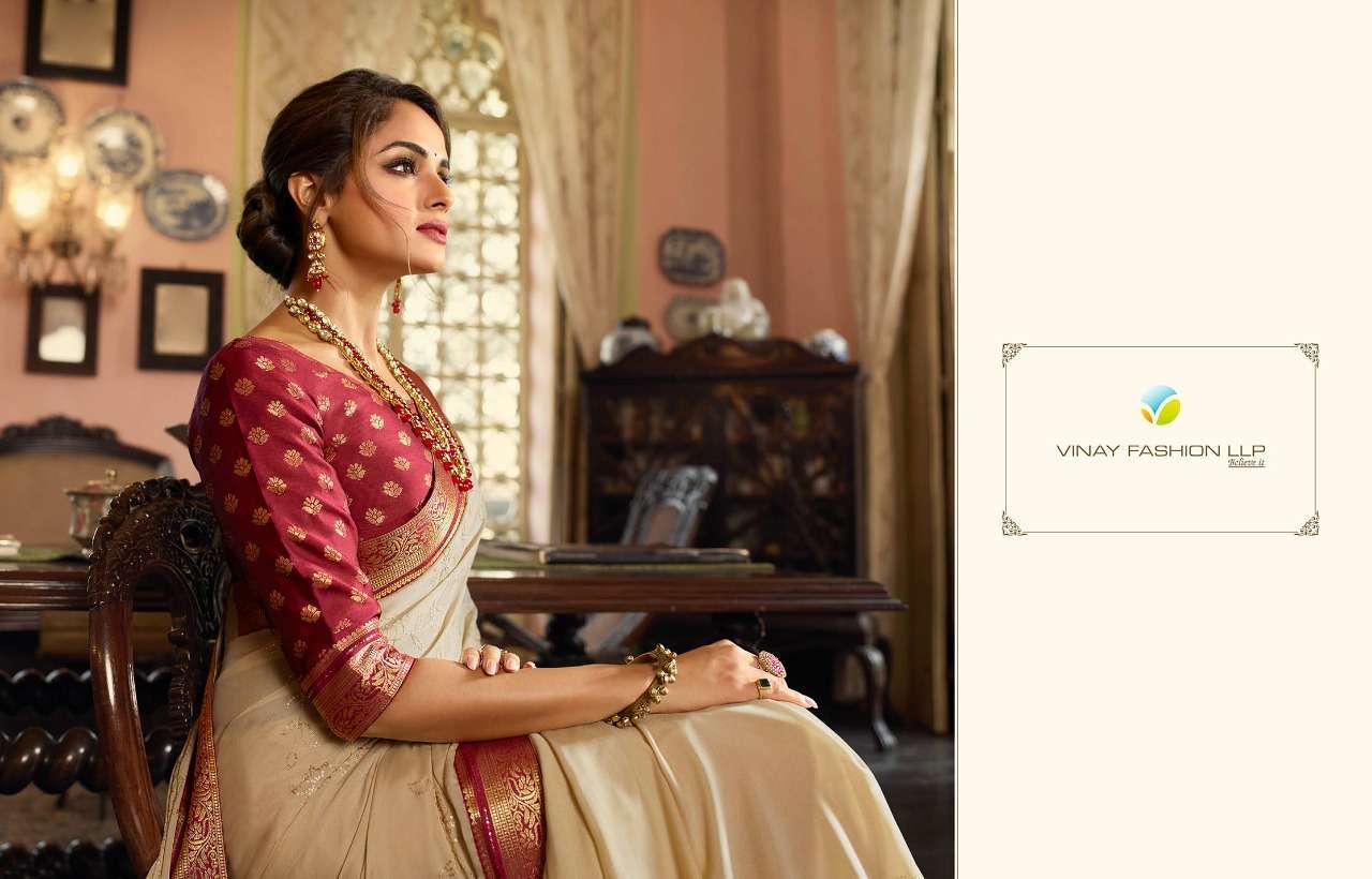 Vinay fashion presents Glowing georgette designer sarees catalog collection 