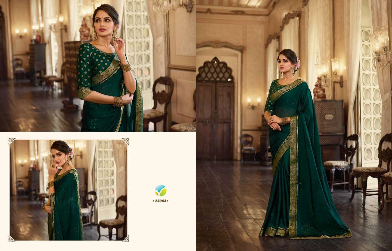 Vinay fashion presents Glowing georgette designer sarees catalog collection 