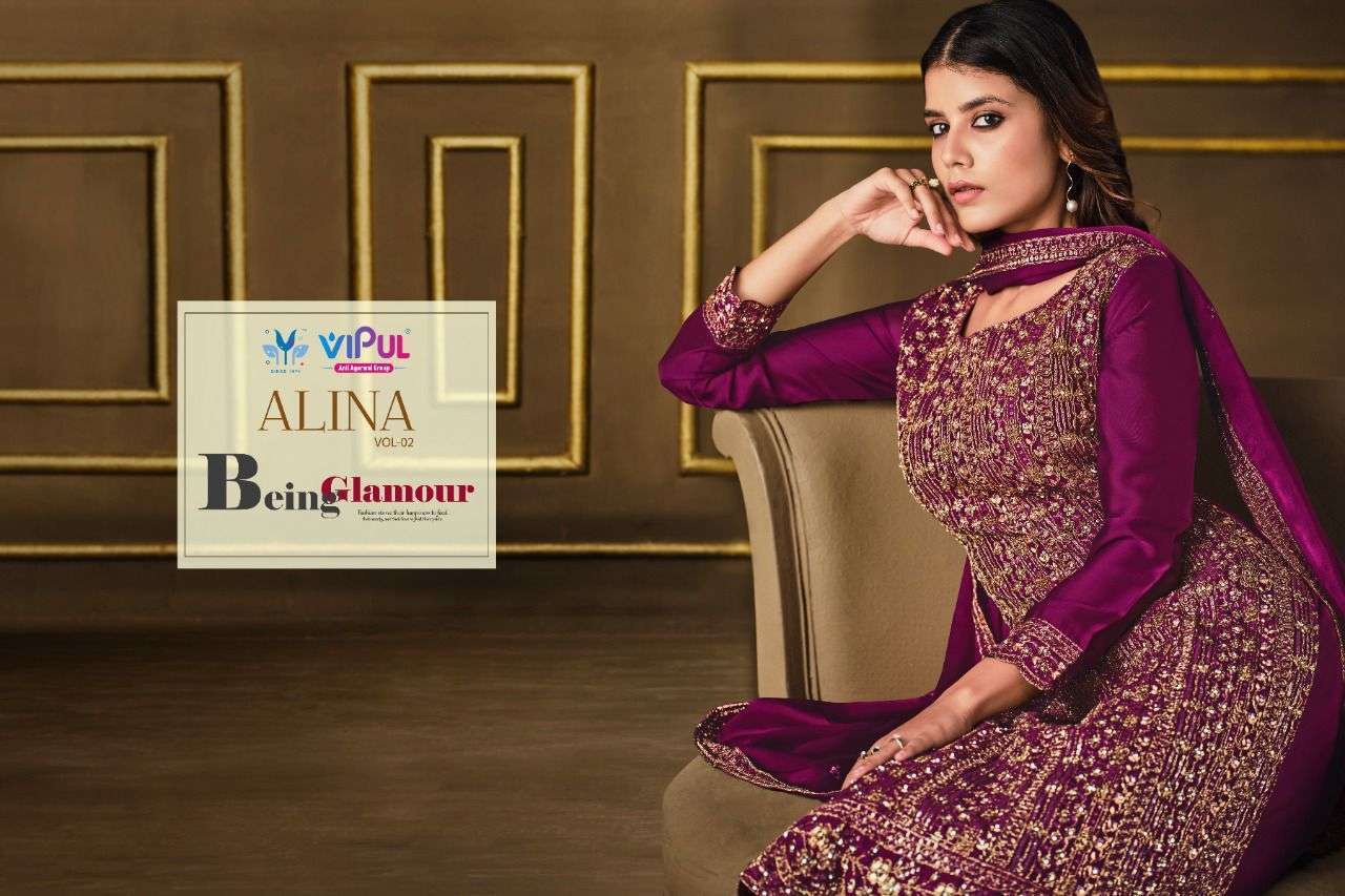 Vipul presents Alina vol 2 fancy party wear dresses wholesaler