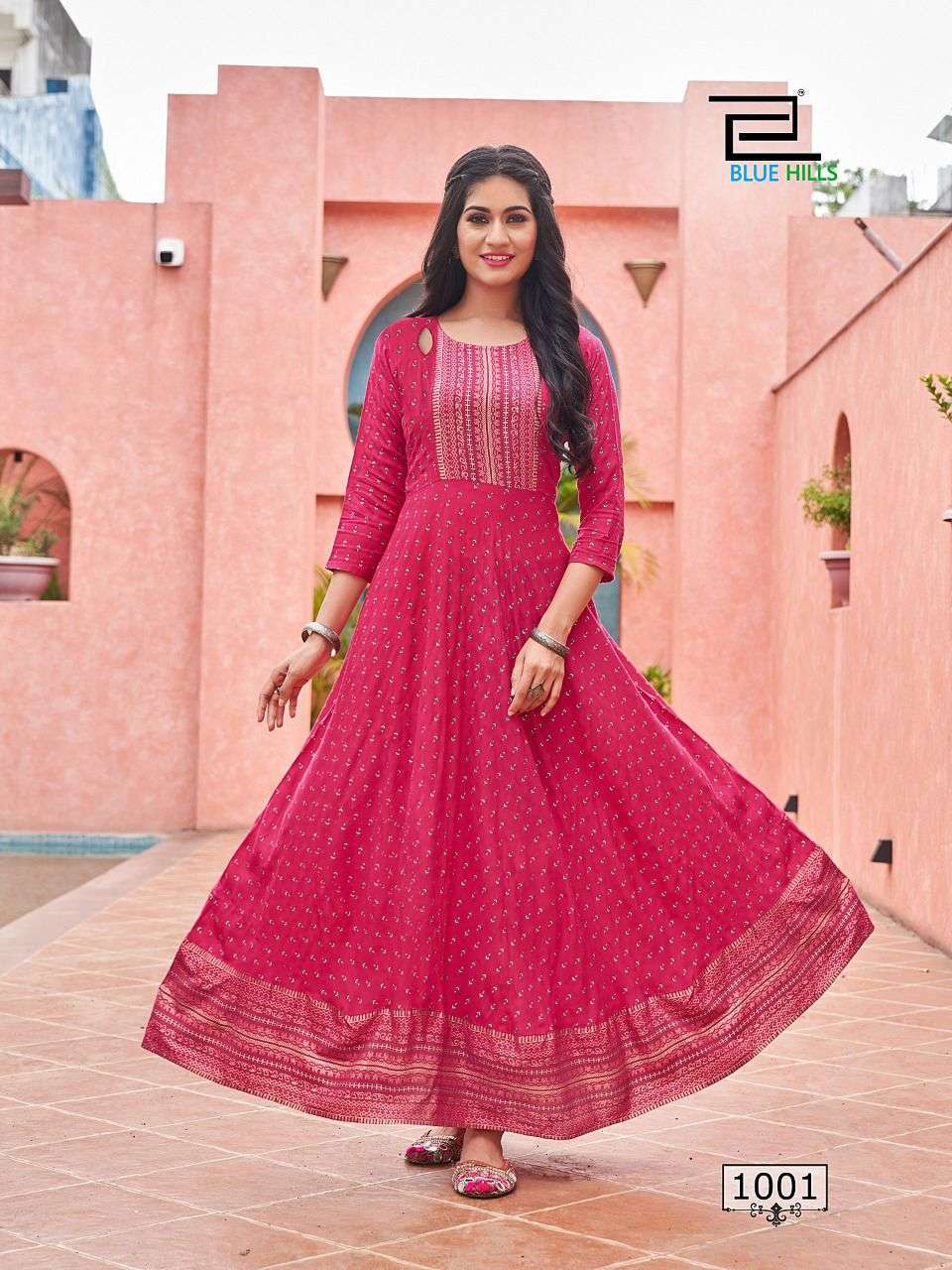 Kajal Style Fashion Colorbar Vol 7 Designer Gown Style Rayon Embroidery  Work Kurtis Catalog Wholesaler - Geetanjali Fashions