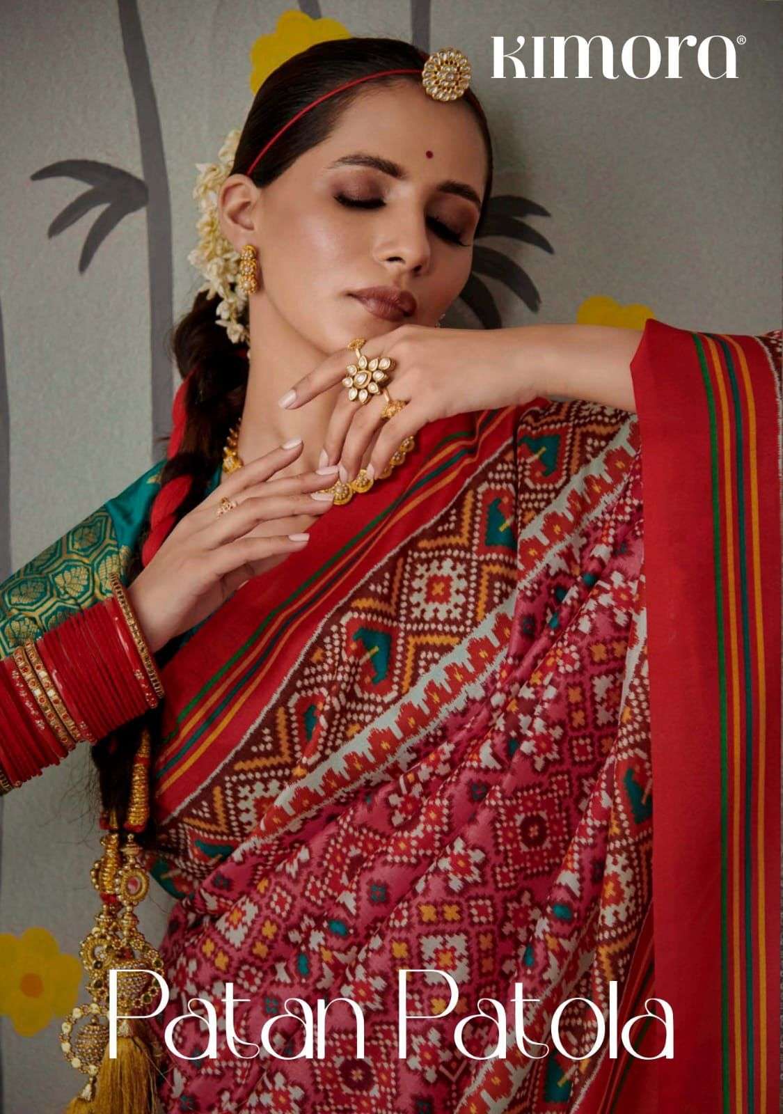 Kimora presents Patan Patola festival wear sarees catalog collection 