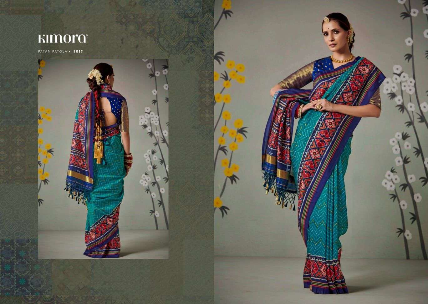 Kimora presents Patan Patola festival wear sarees catalog collection 