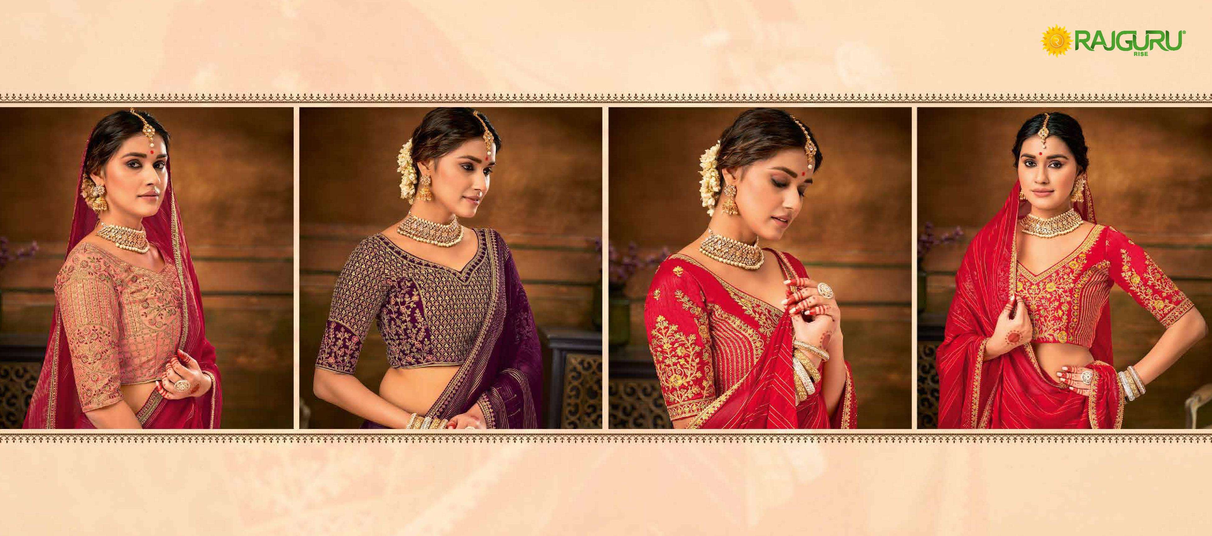 RAJGURU PRESENTS RANG DESINGER PARTYWEAR SAREES CATALOG WHOLESALER AND EXPORTERS IN SURAT