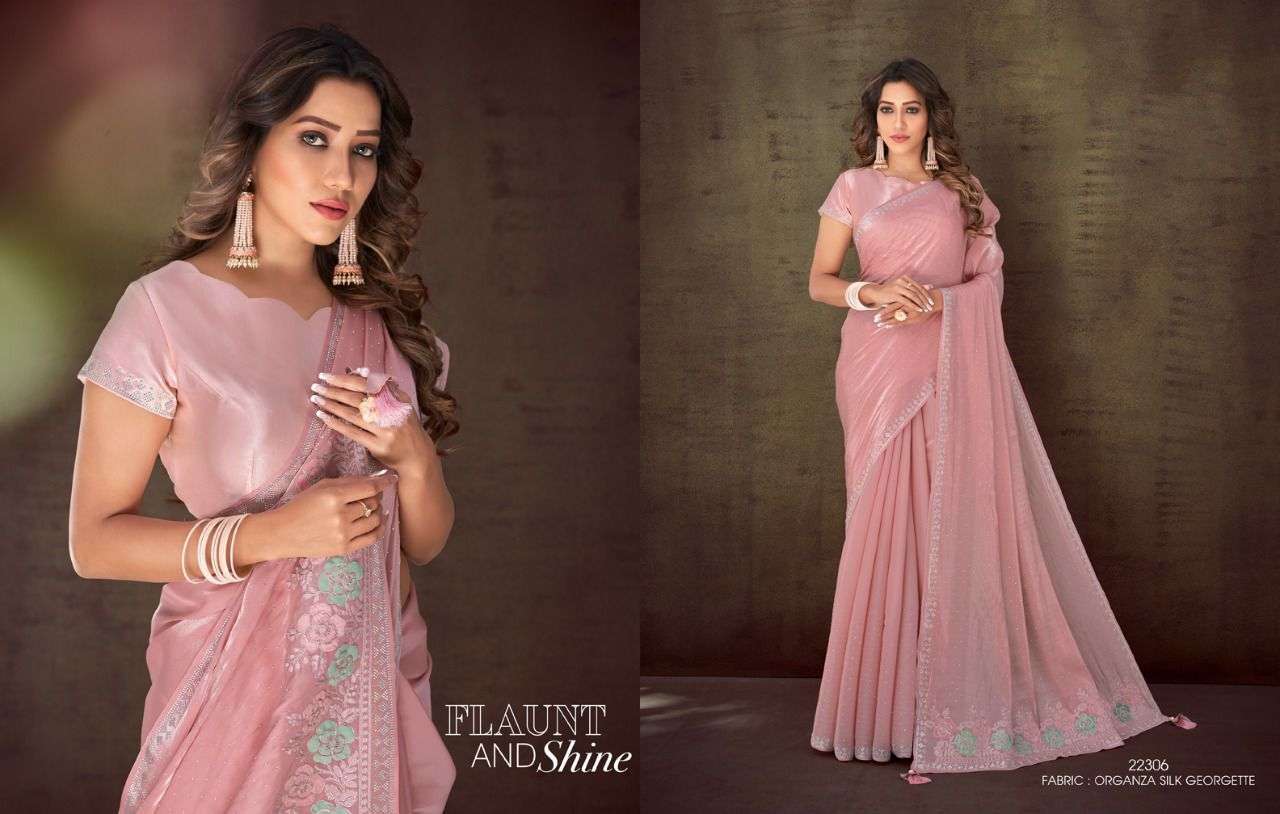 Mahotsav Moh Manthan 22300 Series Designer Festive Wear Collection Sarees catalog Exporter
