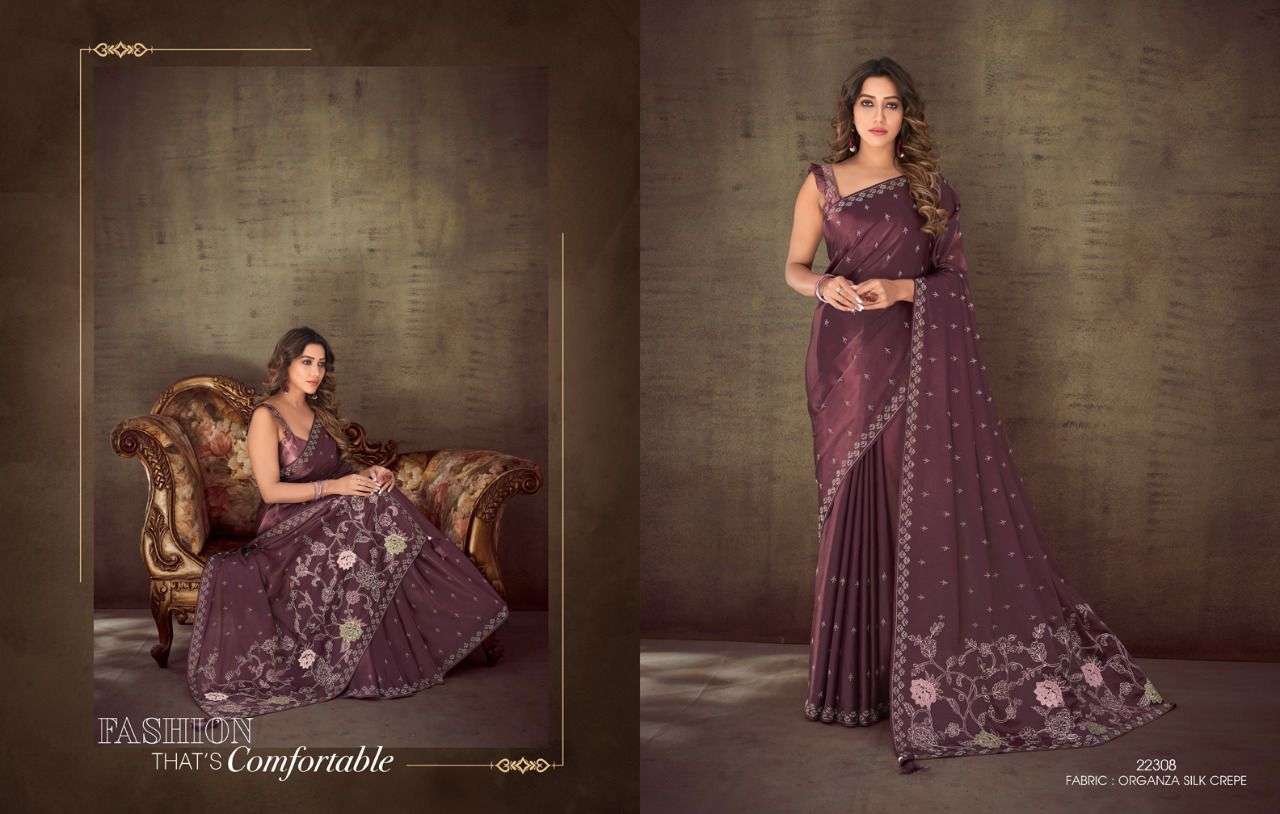 Mahotsav Moh Manthan 22300 Series Designer Festive Wear Collection Sarees catalog Exporter