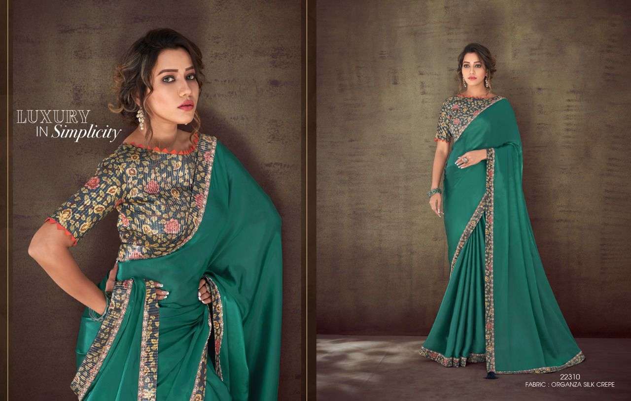 Mahotsav Moh Manthan 22300 Series Designer Festive Wear Collection Sarees catalog Exporter