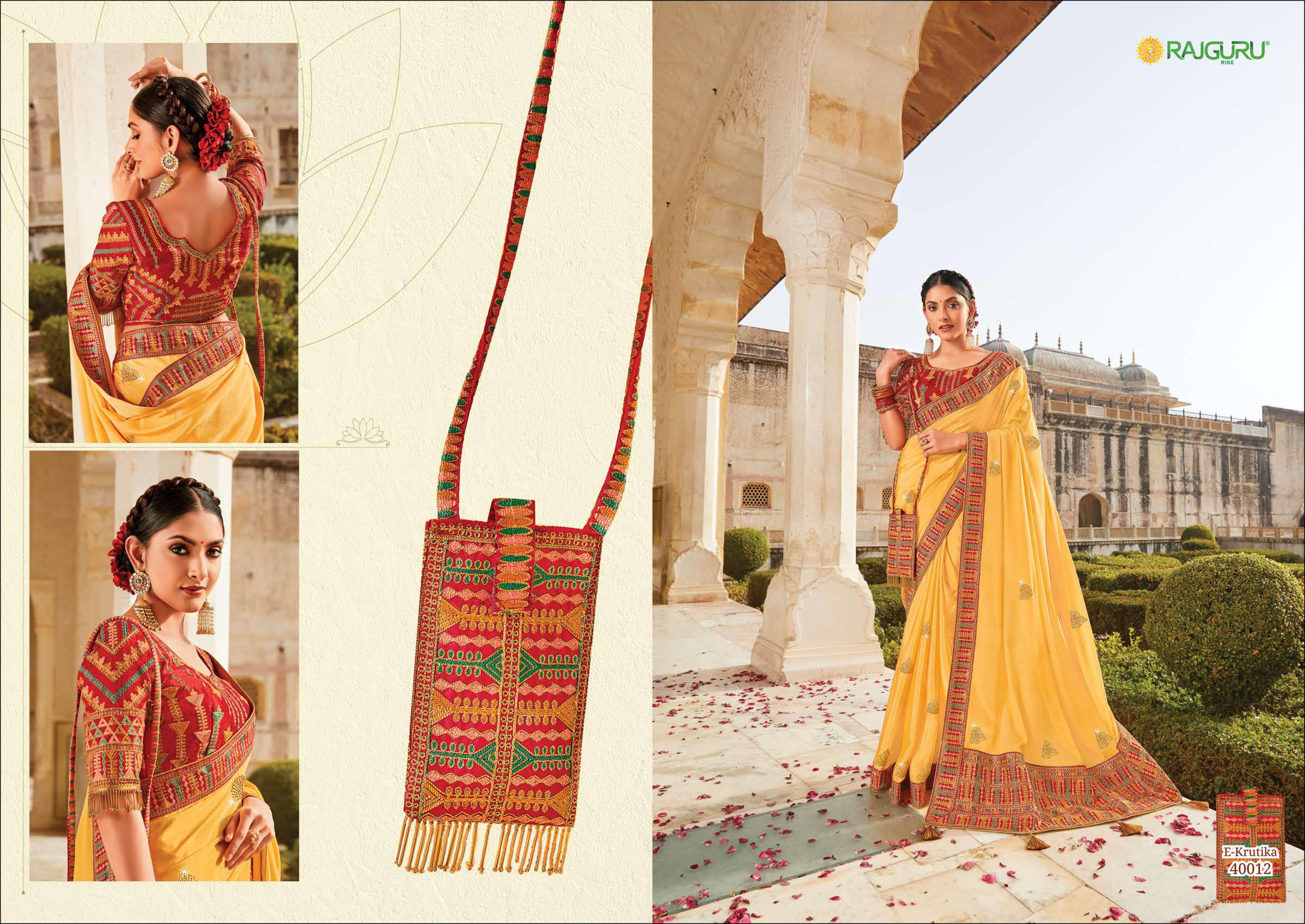 Beige Color Heavy Embroidery Sequence Work & Dori Work Designer Saree –  Fabvilla