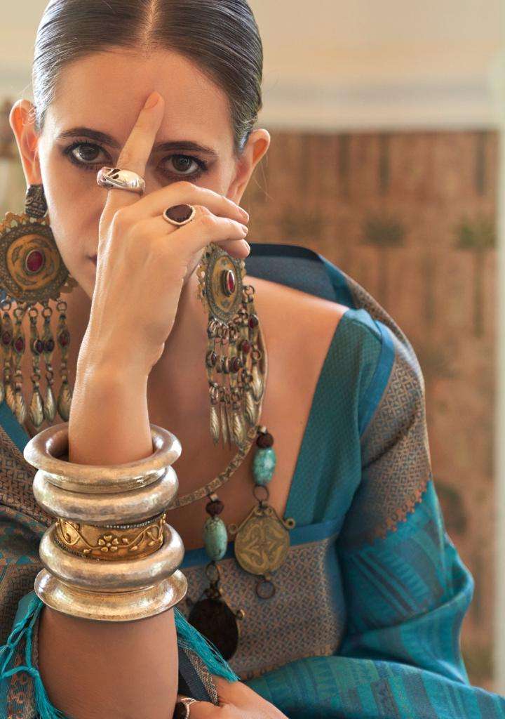RAJTEX PRESENTS KALKI KOECHLIN - ORGANZA HANDLOOM ORGANZA SILK SAREES CATALOG WHOLESALER 