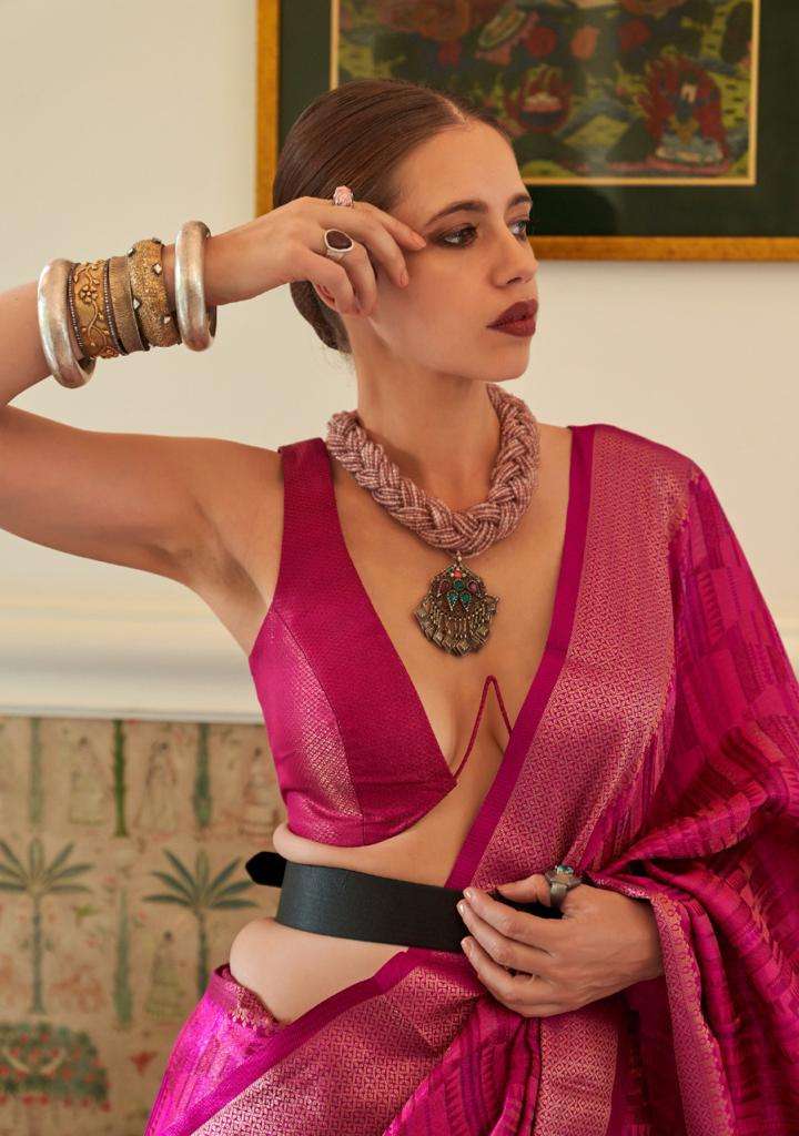 RAJTEX PRESENTS KALKI KOECHLIN - ORGANZA HANDLOOM ORGANZA SILK SAREES CATALOG WHOLESALER 