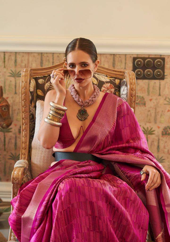 RAJTEX PRESENTS KALKI KOECHLIN - ORGANZA HANDLOOM ORGANZA SILK SAREES CATALOG WHOLESALER 