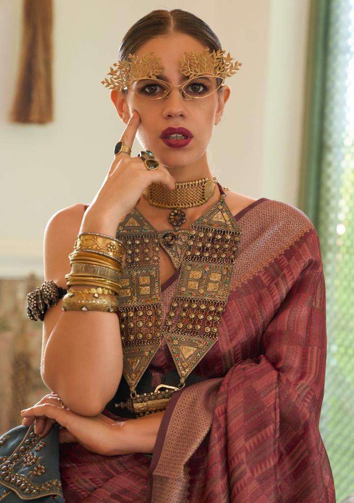 RAJTEX PRESENTS KALKI KOECHLIN - ORGANZA HANDLOOM ORGANZA SILK SAREES CATALOG WHOLESALER 