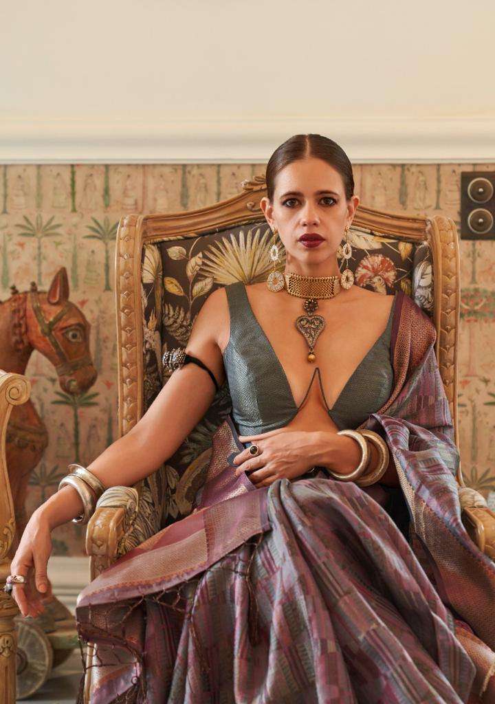 RAJTEX PRESENTS KALKI KOECHLIN - ORGANZA HANDLOOM ORGANZA SILK SAREES CATALOG WHOLESALER 