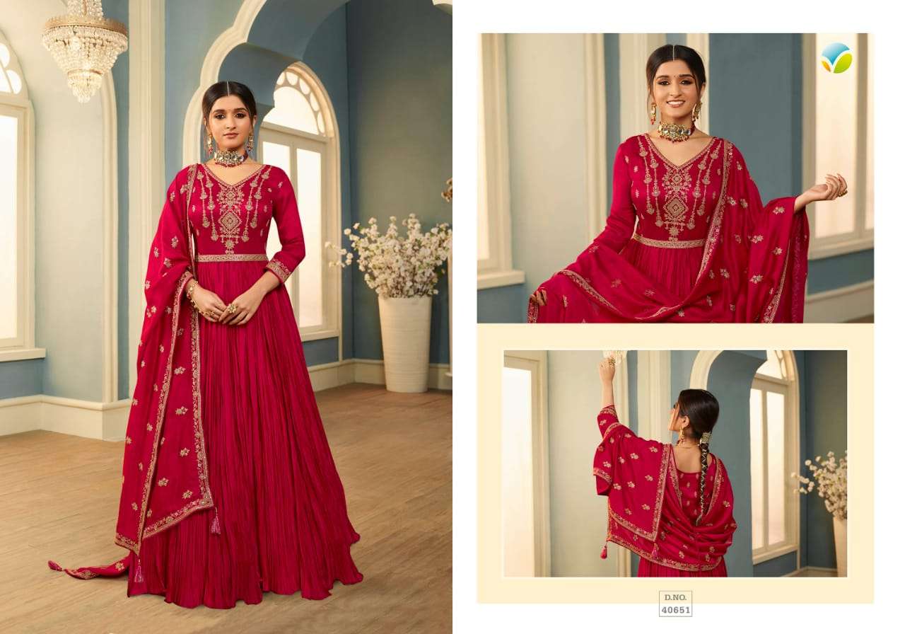 Vinay fashion long frock clearance